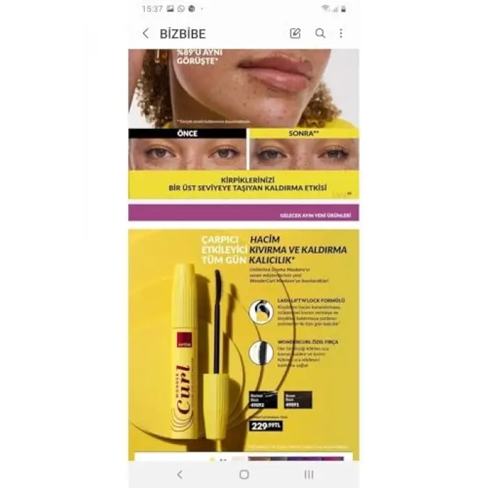 Wonder Curl Maskara