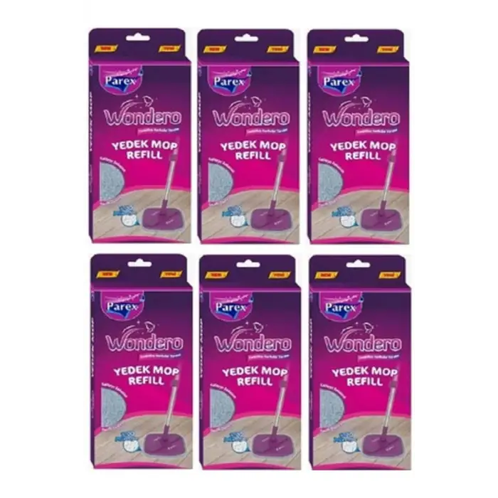 Wondero Yedek Paspas Mop 6 Adet