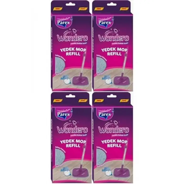 Wondero Yedek Paspas Mop Refill (4 LÜ SET)