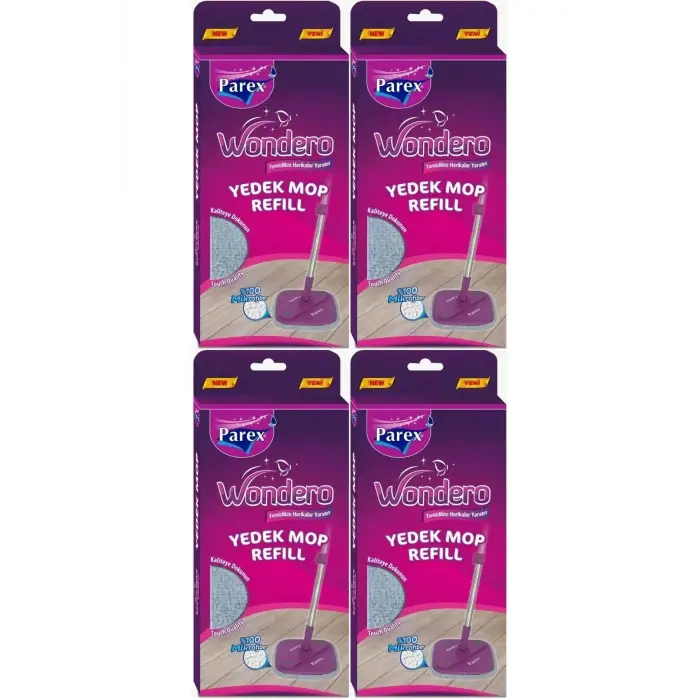 Wondero Yedek Paspas Mop Refill (4 LÜ SET)