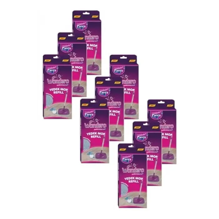 Wondero Yedek Paspas Mop Refill (9 LU SET)