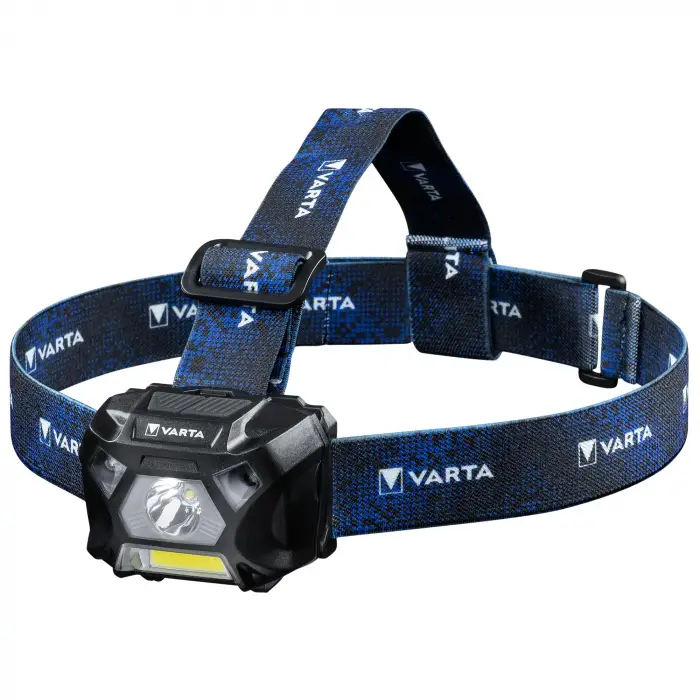 Work Flex MotionSensor H20(Kafa Feneri) (Hareket sensörlü) | Hareket sensörlü kafa lambası; spot ve spot ışık, döner başlık, orta bant, 3 x Aaa pil dahil, kullanışlı format