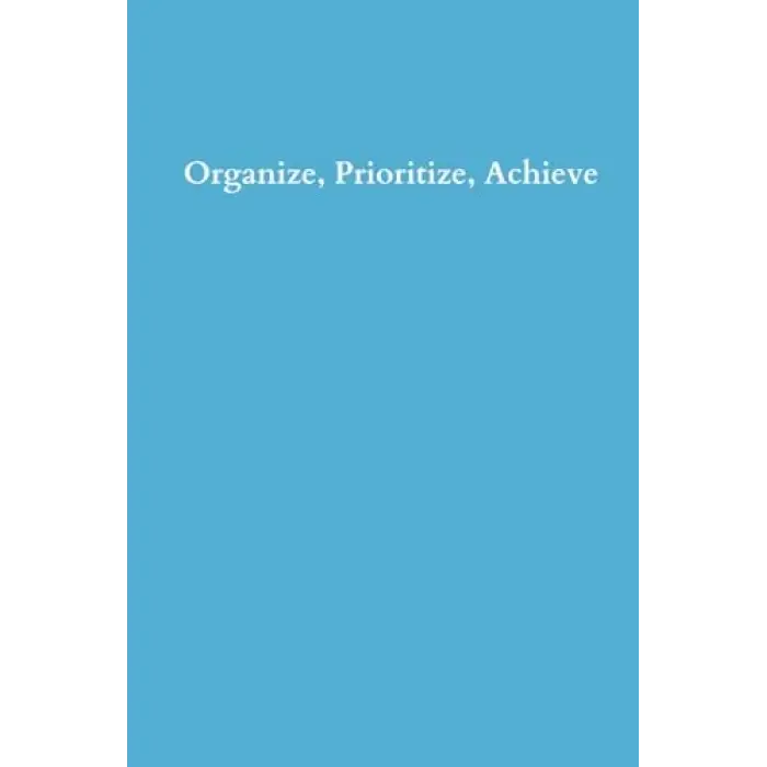 Work To Do List 6x9