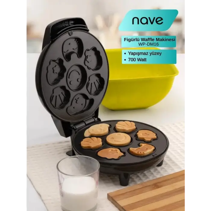 WP-DM16 Fıgurlu Waffle Makınesı