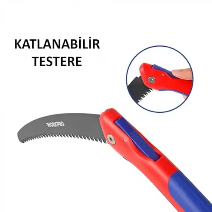 WP333003 250 mm Katlanabilir Testeresi Profesyonel Ağaç Budama