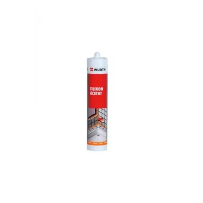 Würth Silikon Asetat Şeffaf, 310 ml