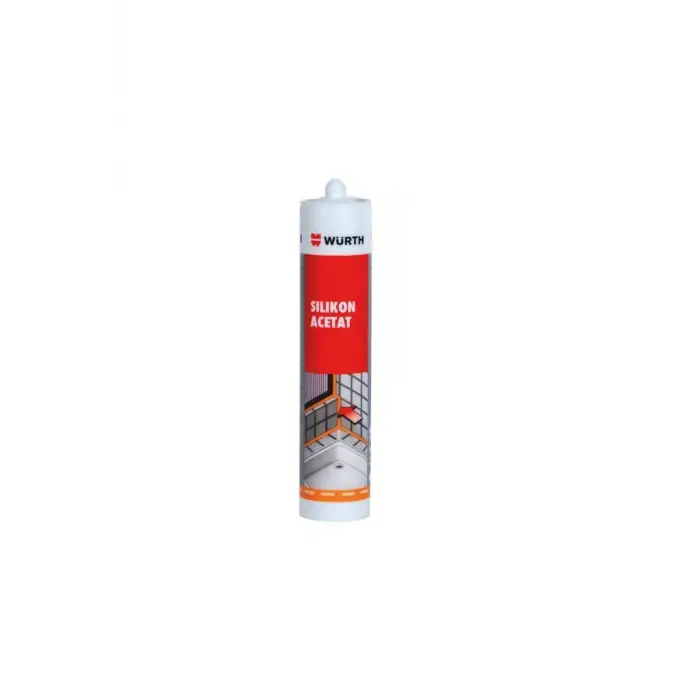 Würth Silikon Asetat Şeffaf, 310 ml