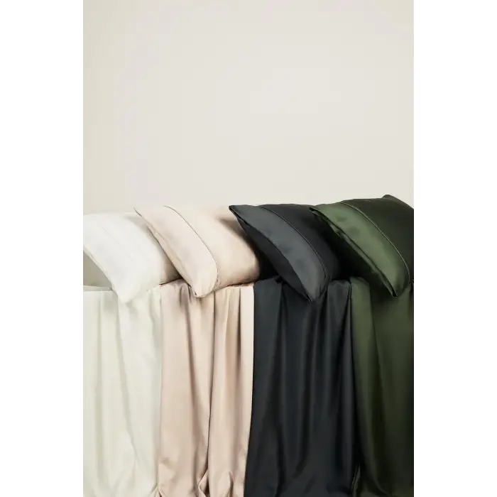 X TENCEL™ Lyocell Çift Kişilik Nevresim Kılıfı Bej
