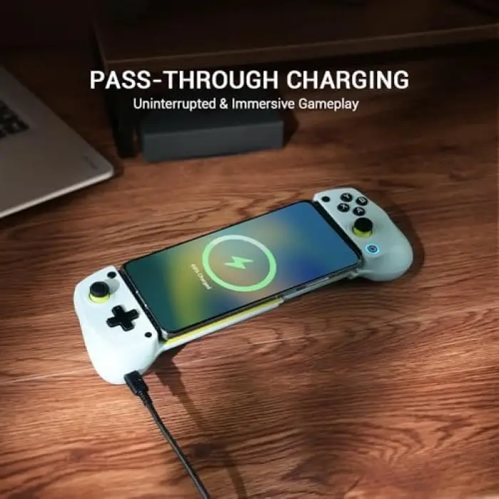 X5 Lite Type-C Mobile Gaming Controller for iPhone (USB-C), Android & HarmonyOS Phones,Lightweight Design, Hall Effect Sticks, Supports Radiator & Pass-Through Charging (Black)