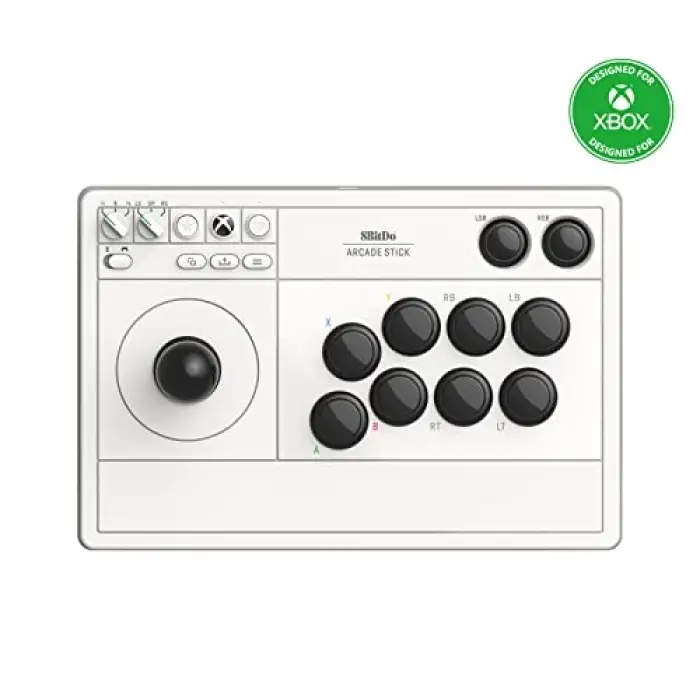 Xbox & PC için Arcade Stick (Windows 10) - Beyaz