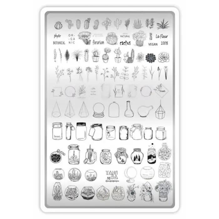 XL Stamping Baskı Plakası, Bitkiler 16