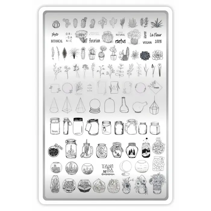 XL Stamping Baskı Plakası, Bitkiler 16