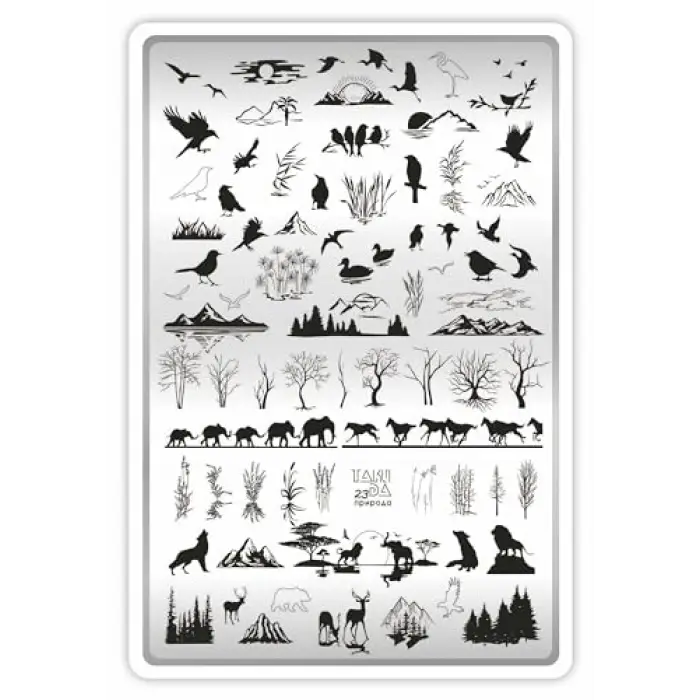 XL Stamping Baskı Plakası, Doğa 23