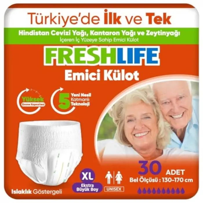 Xlarge emici külot, 30 adet