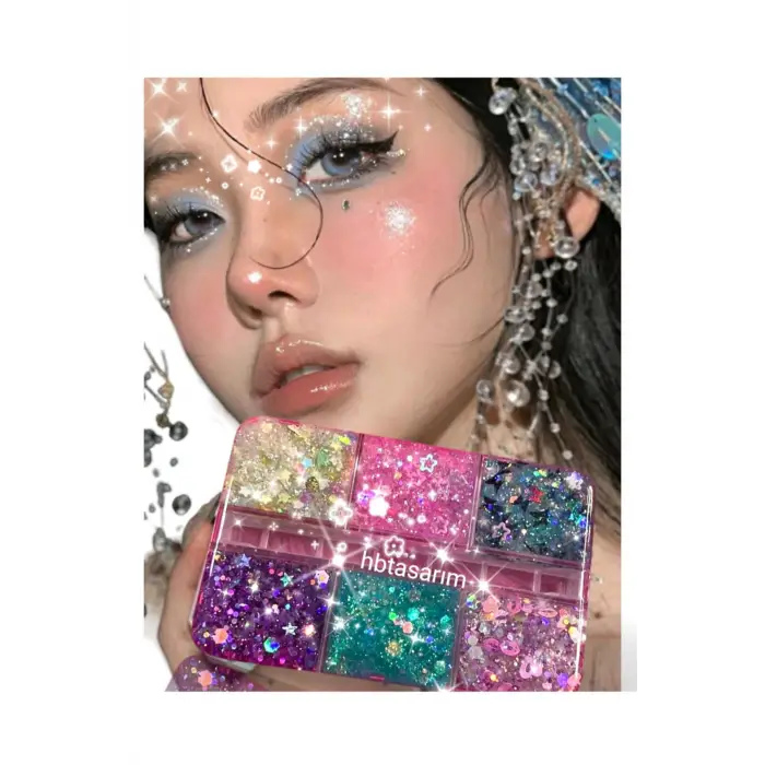Y2K Coquette glitter jel far paleti