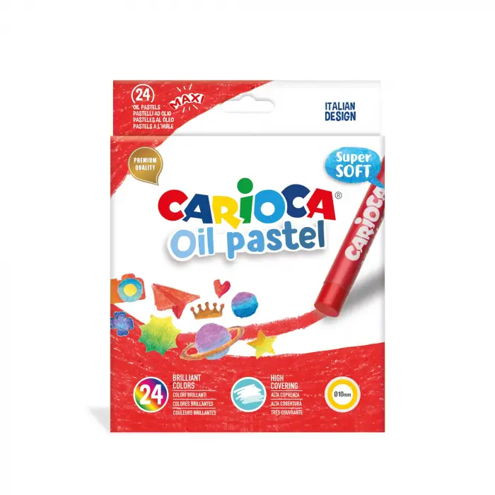 Yağli Pastel Boya Kalemi 24Lü
