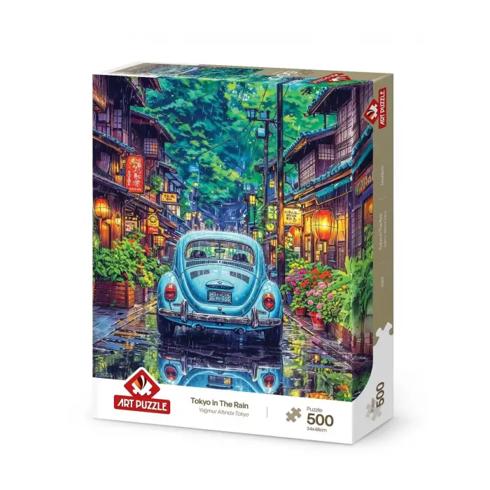 Yağmur Altında Tokyo 500 Parça Puzzle