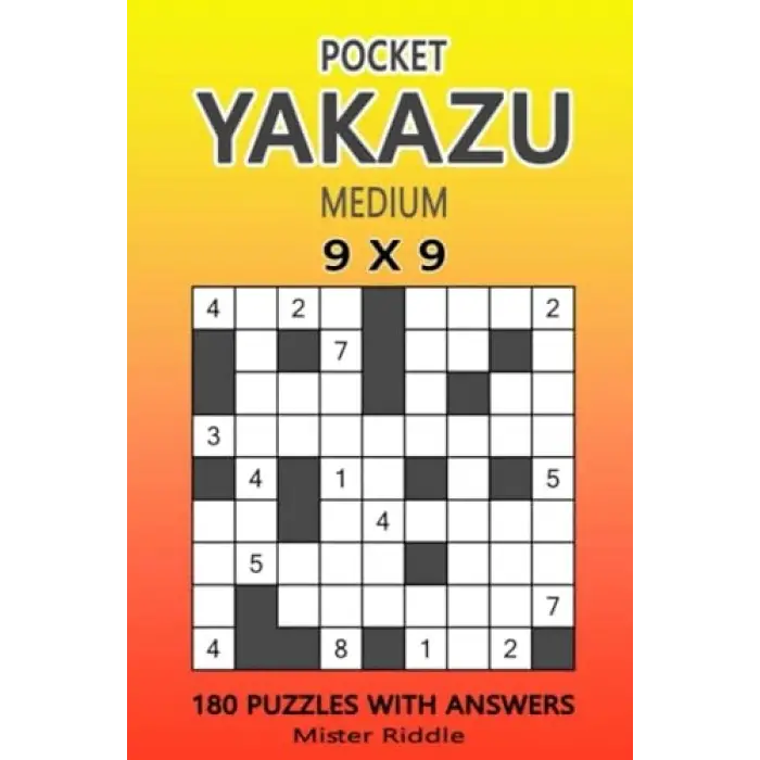 YAKAZU Pocket - 9 x 9 - Medium: 180 Puzzles with answers