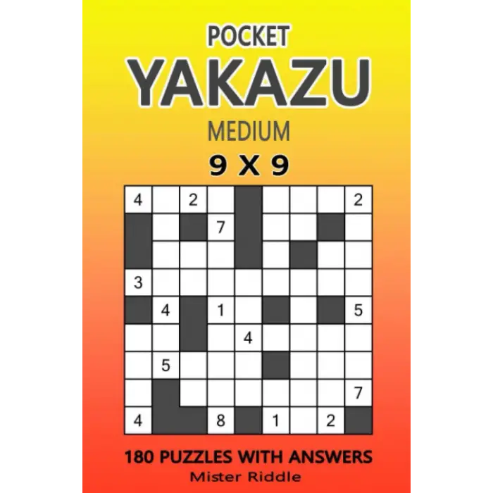 YAKAZU Pocket - 9 x 9 - Medium: 180 Puzzles with answers