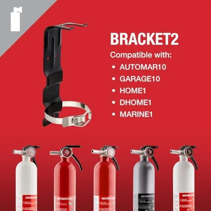 Yangın Söndürücüler için 2 LB Montaj Braketi, BRACKET2