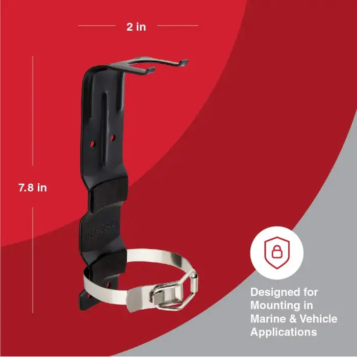 Yangın Söndürücüler için 2 LB Montaj Braketi, BRACKET2