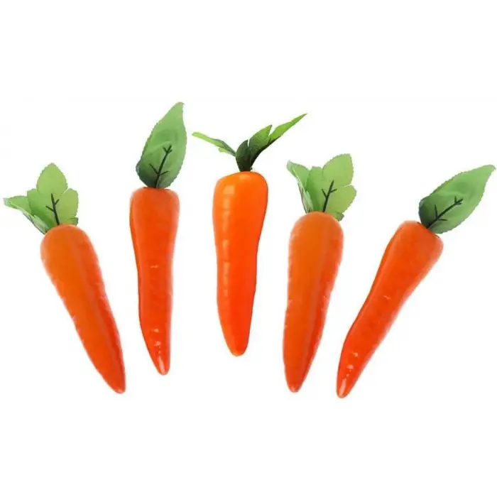Yapay Sebze Havuç Carrot 1adet 15 * 4cm Gerçek Boyut