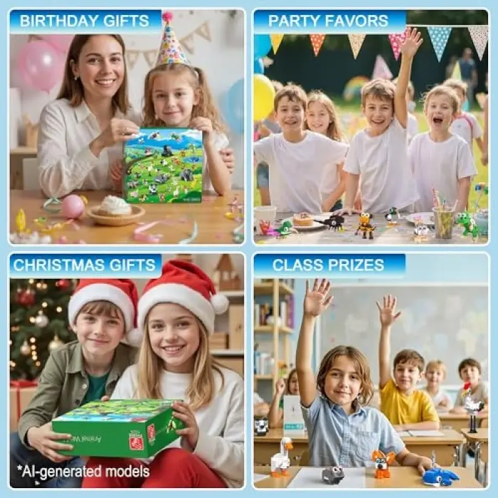 Yapı Taşı Hayvan Figürü Seti