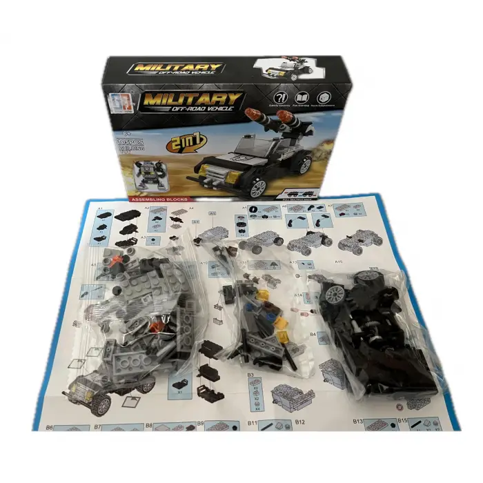 Yapım Seti Military 104 Parçalı