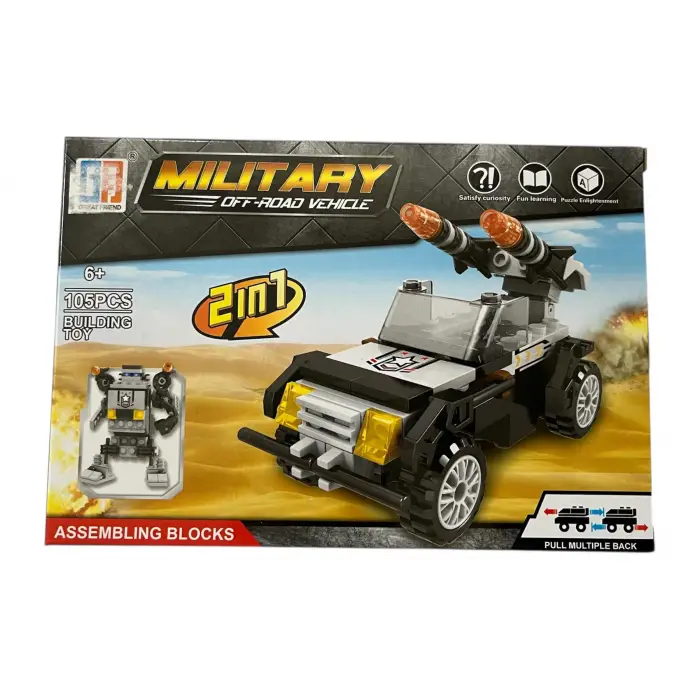 Yapım Seti Military 104 Parçalı