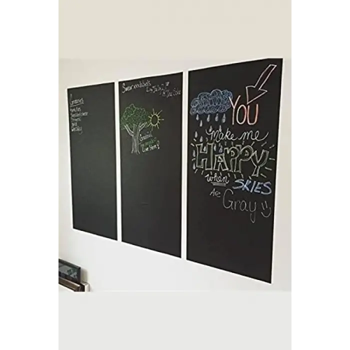 Yapışkanlı Kara Tahta Sticker Blackboard