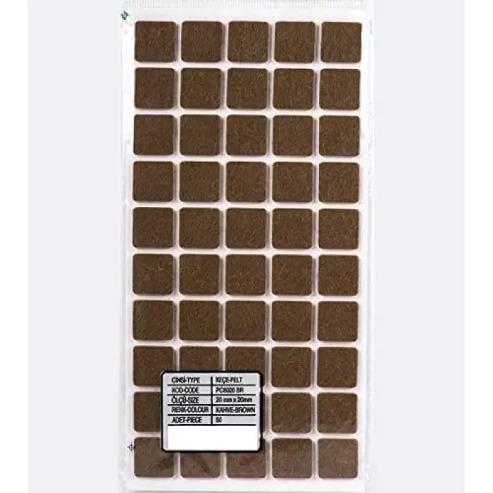 Yapışkanlı Keçe 20 *, 20 mm