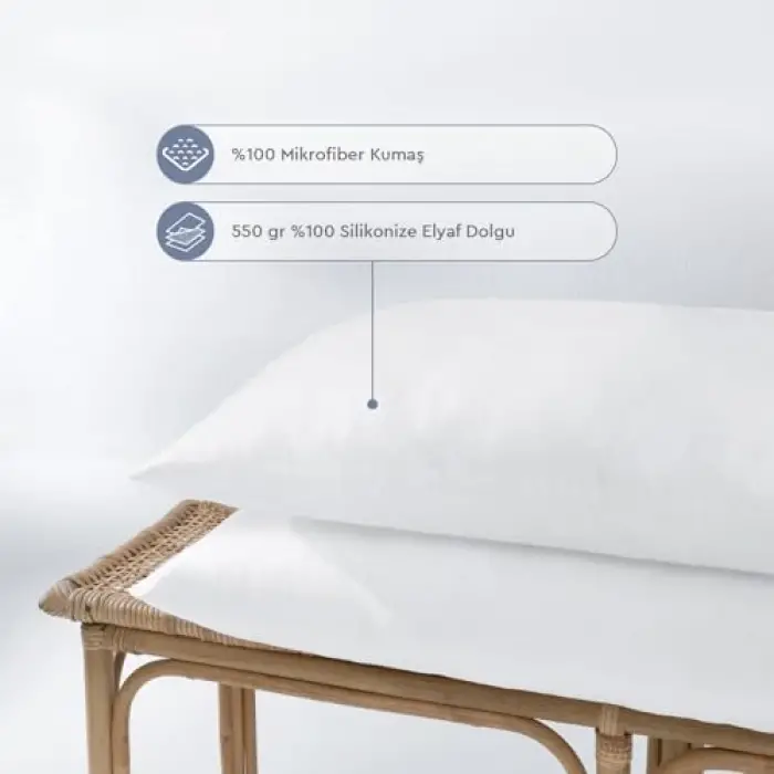 Yataş Bedding Handy 2li Roll Pack Yastık Seti (50x70 cm)