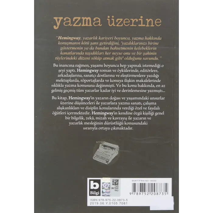 Yazma Üzerine
