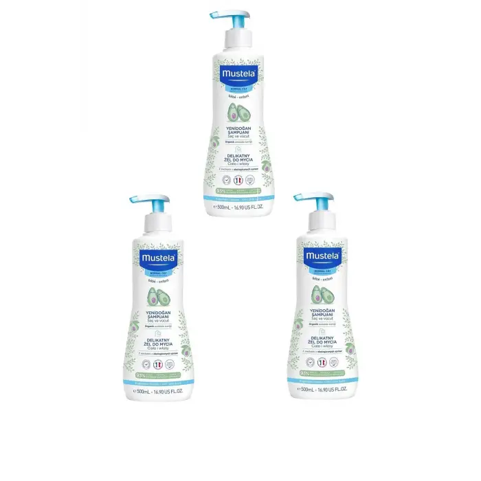Yenidoğan Şampuanı 500 ml Normal Cilt 3lü
