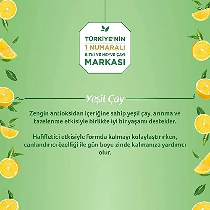 Yeşil Çay Limonlu 20li
