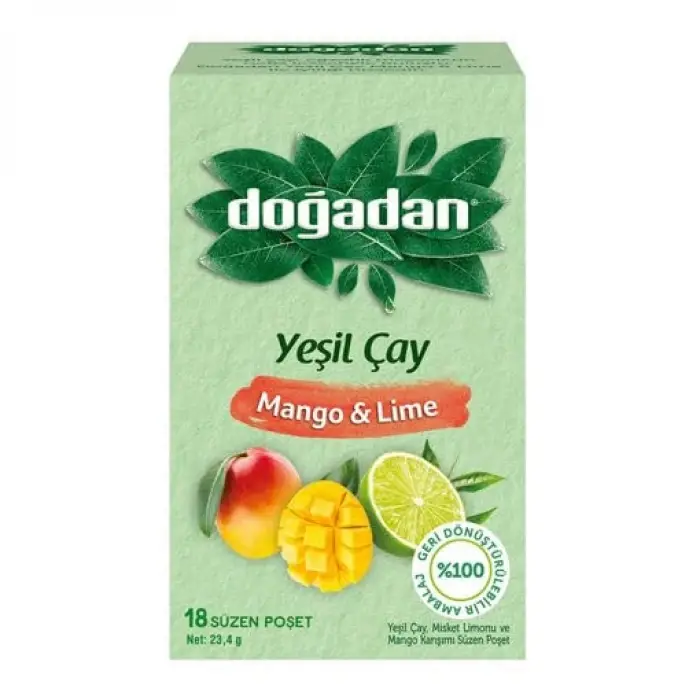 Yeşil Çay Mango & Lime (18li)