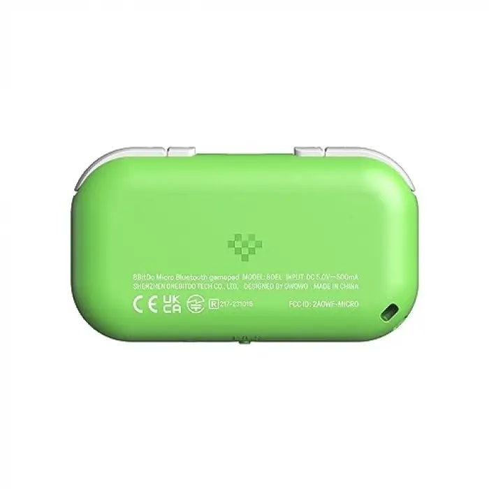 Yeşil Cep Boy Bluetooth Mini Gamepad; Switch, Android ve Raspberry Pi için, Klavye Modu Destekli