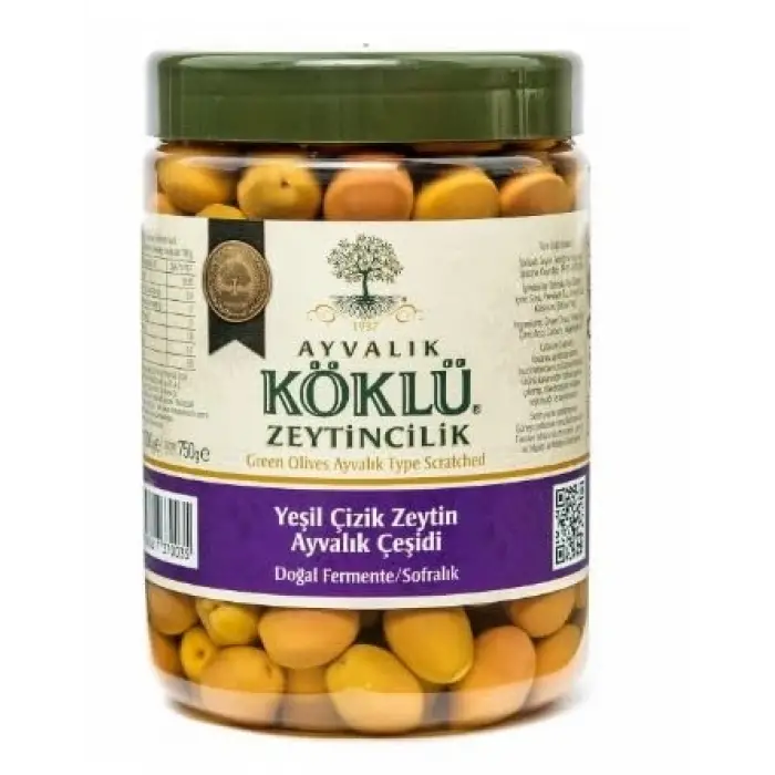 Yeşil Çizik Zeytin 1000 cc