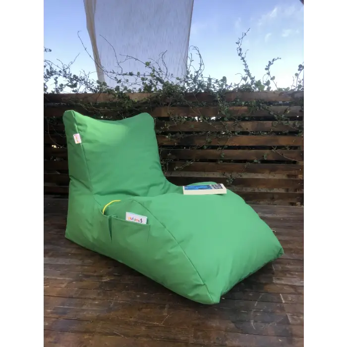 Yeşil daybed armut koltuk