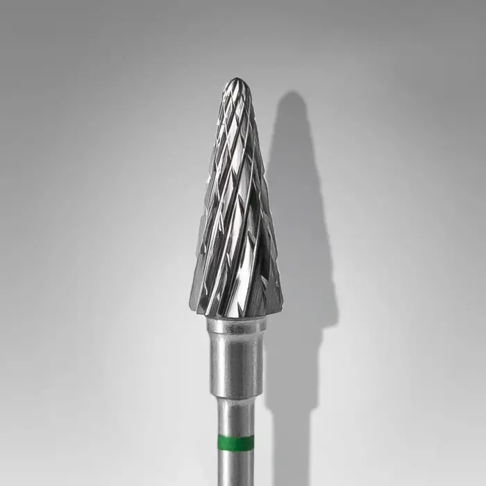 Yeşil Koni Çelik Manikür Freze Ucu FT71G060/14