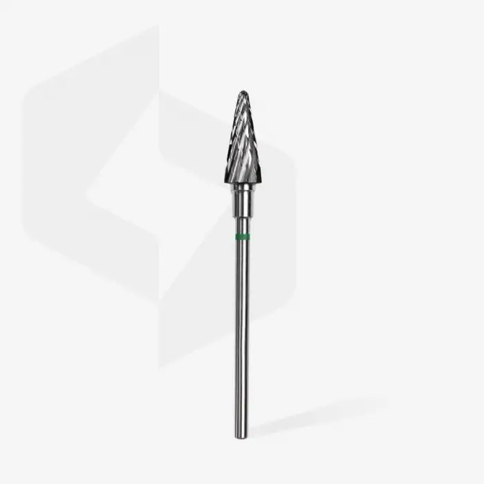 Yeşil Koni Çelik Manikür Freze Ucu FT71G060/14