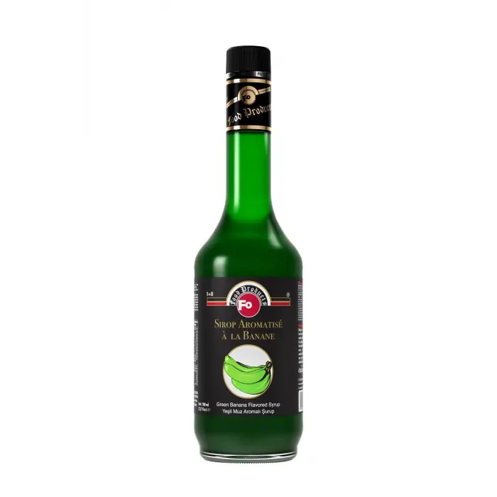 Yeşil Muz Aromalı Şurup, 700 ml
