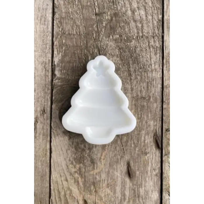 Yılbaşı Çam Ağacı Mum Kalıbı (Silikon)