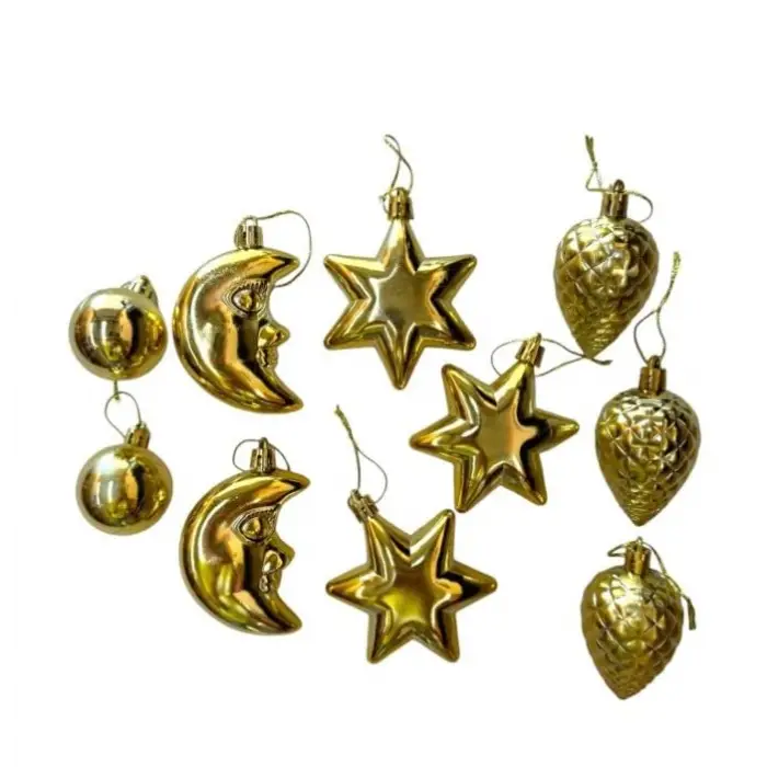 YILBAŞI KARIŞIK SÜS GOLD 10LU