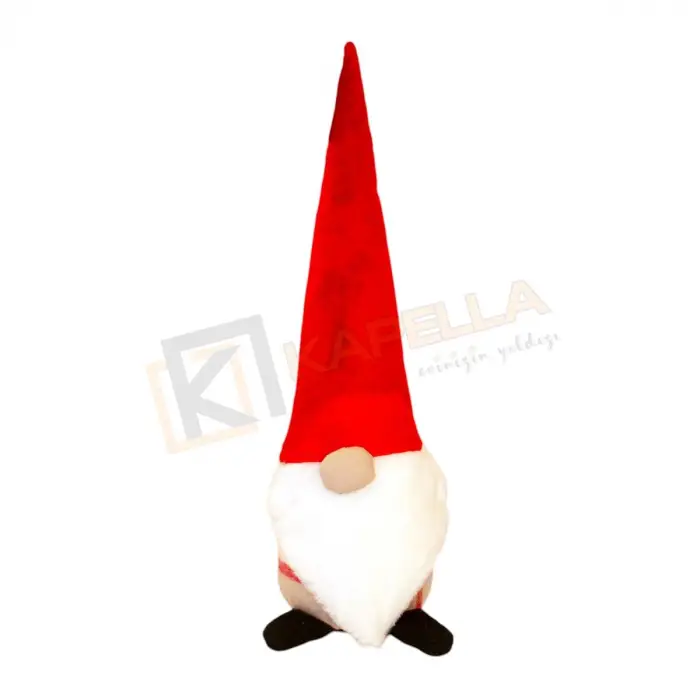 YILBAŞI NOEL BABA DEKORATİF BİBLO BEJ EKOSE