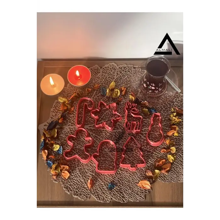 Yılbaşı Temalı Kurabiye Kalıbı Seti (7 Adet)