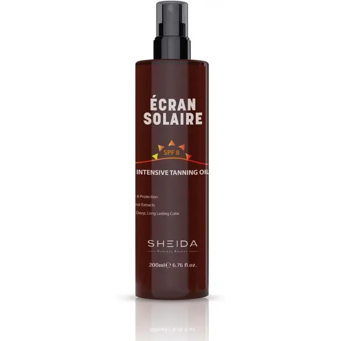 Yoğun Bronzlaştırıcı Güneş Yağı Spf 8 200 ml