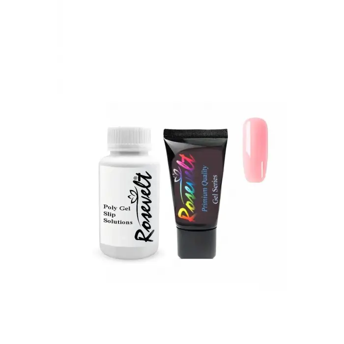 Yoğun Kıvamlı Poly Jel 20 ML, Şeffaf Pembe