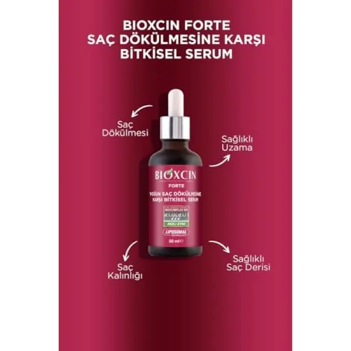 Yoğun saç dökülmesine karşı bitkisel serum 50 ml
