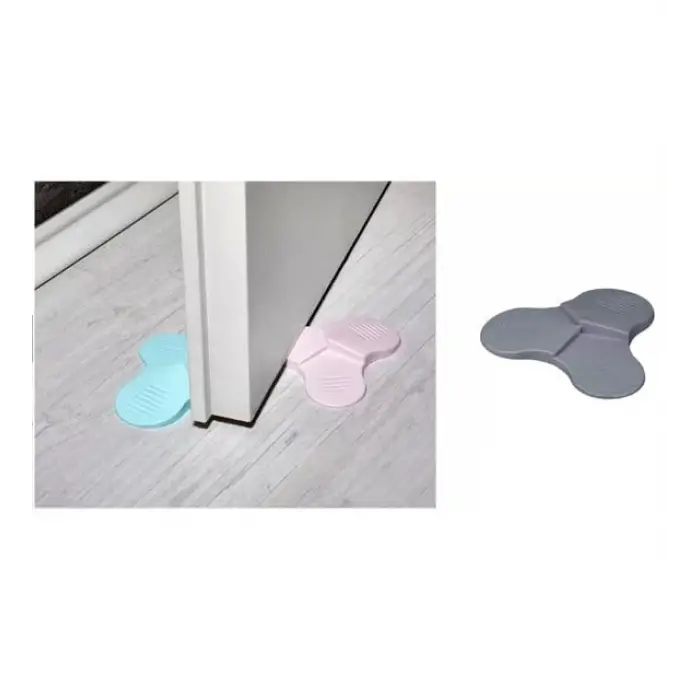 Yonca 3 Kademeli Silikon Kapı Stoperi Set, 4lü